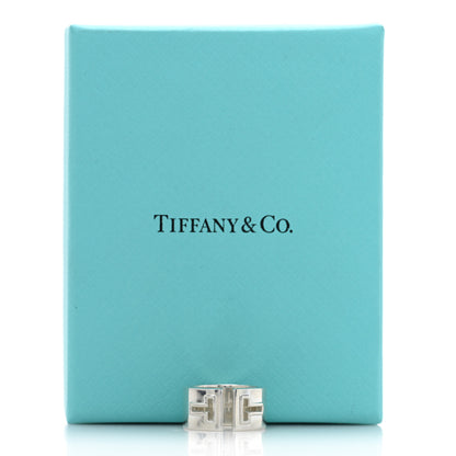 Tiffany Sterling Silver T Cutout Ring 50 5.25 5 of 5