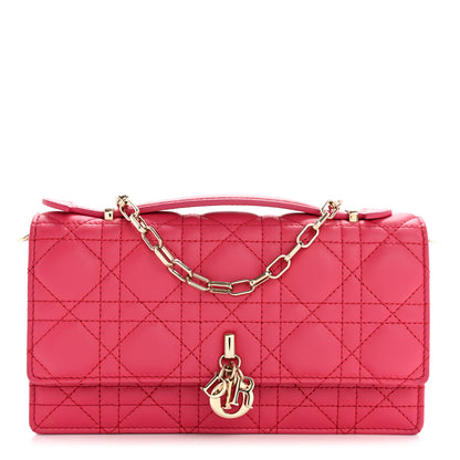 Christian Dior Lambskin Cannage Mini My Dior Bag Passion Pink 1 of 11
