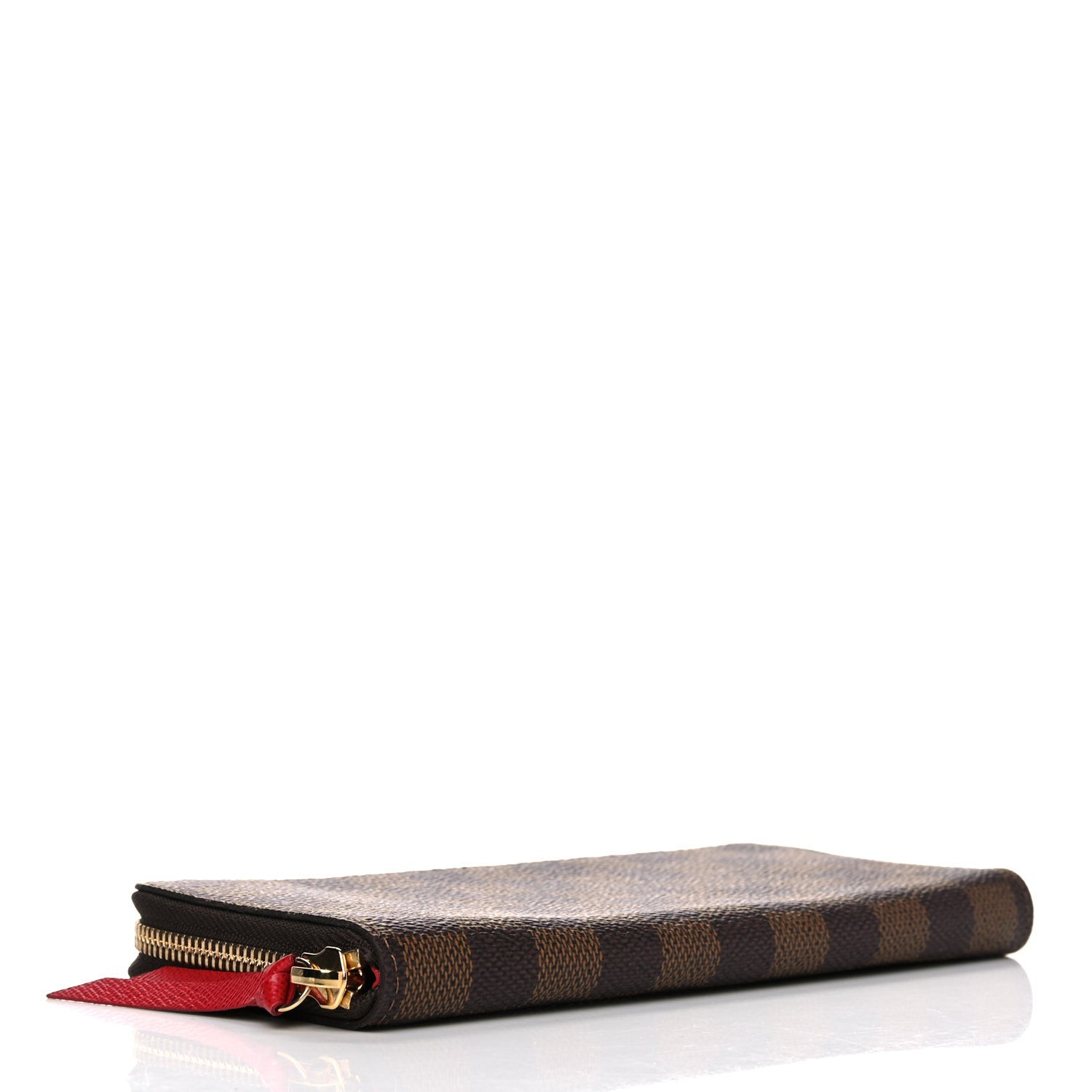 Louis Vuitton Damier Ebene Clemence Wallet Cherry 4 of 7