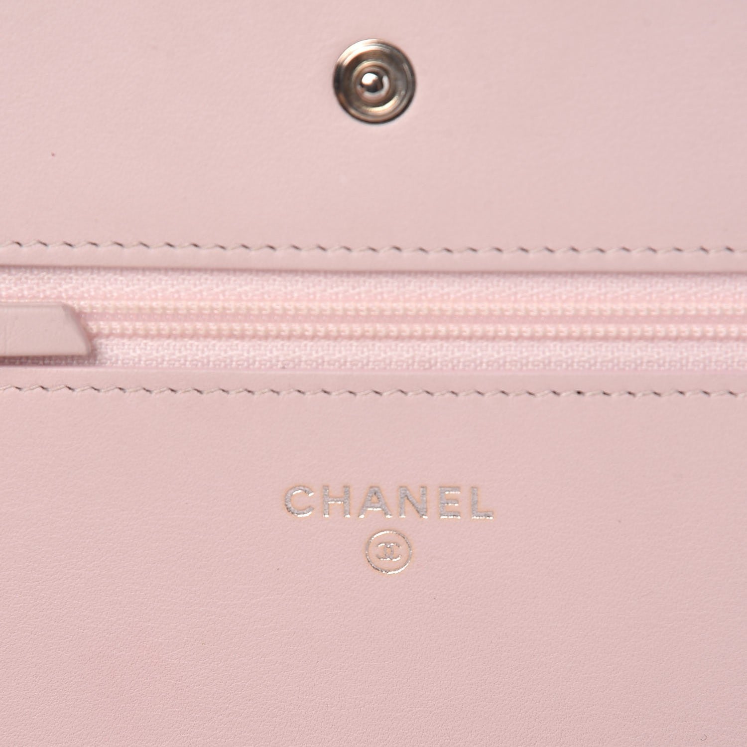 Chanel Woven Straw Deauville Wallet on Chain Pink 6 of 11