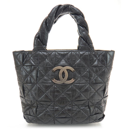 Chanel Calfskin Quilted Small Origami Tote Black 1 of 8