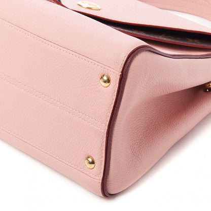 Louis Vuitton Grained Calfskin Monogram Double V Rose Poudre 5 of 9