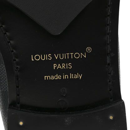 Louis Vuitton Damier Graphite Calfskin Mens Major Loafers 8 7 of 9