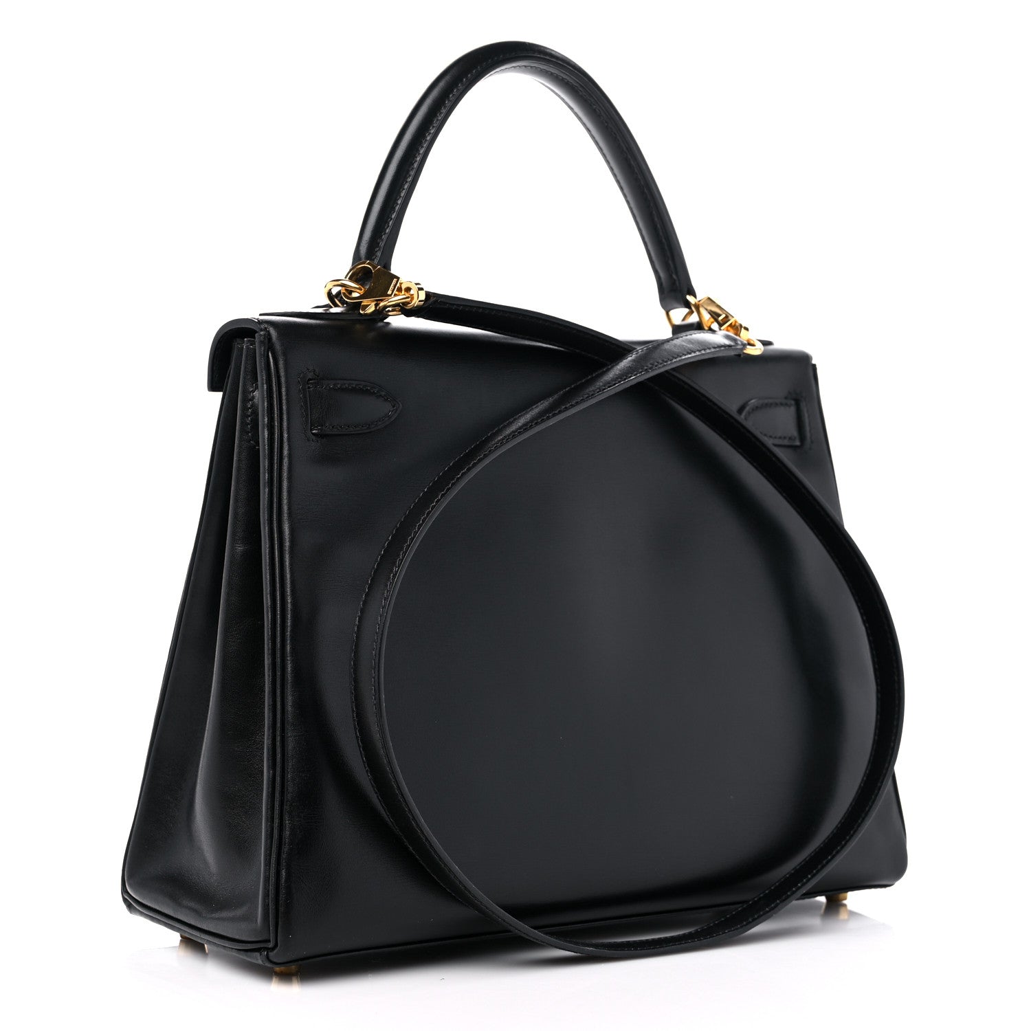 Hermes Box Kelly Retourne 28 Black 3 of 10