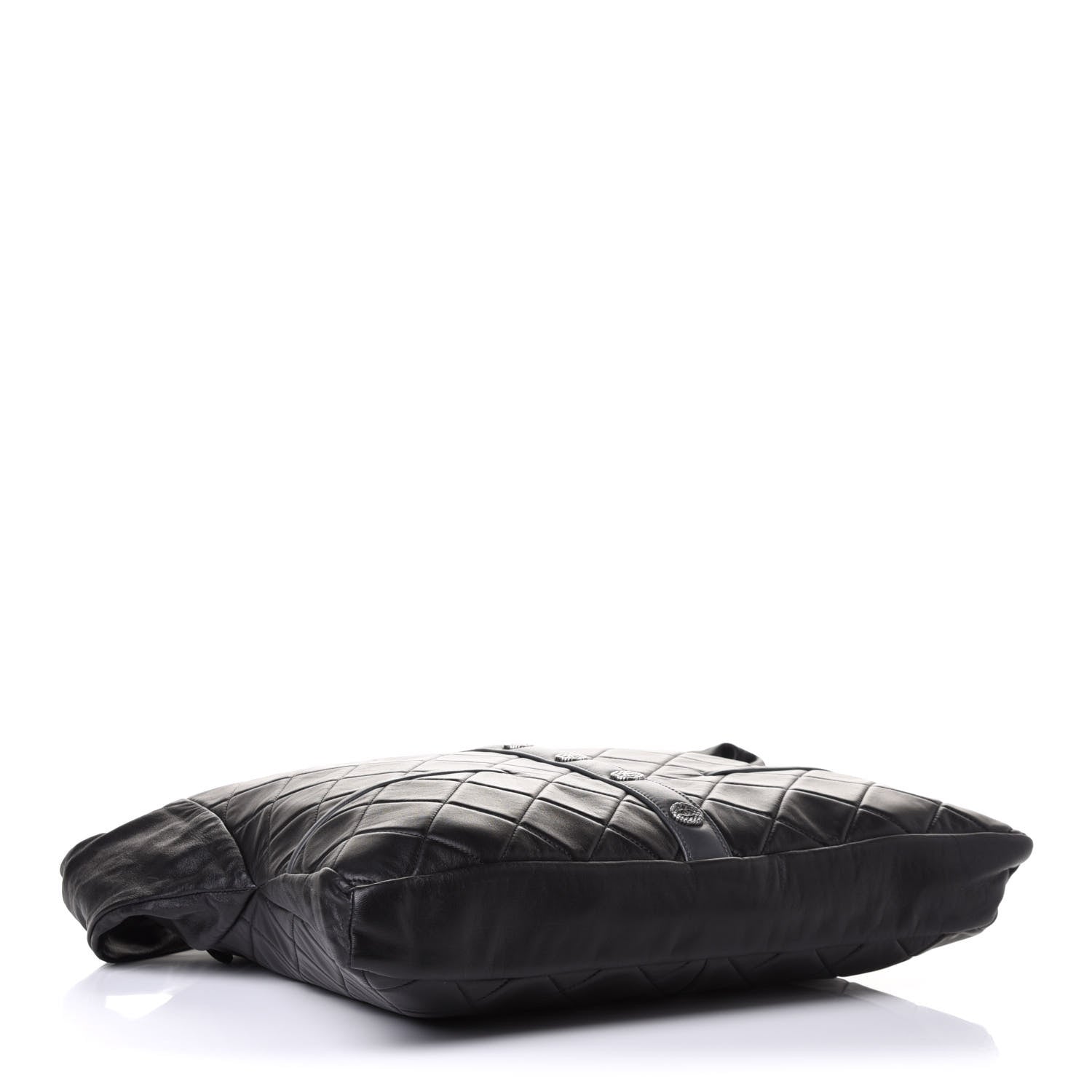 Chanel Lambskin Quilted Large Girl Bag Black 4 of 18