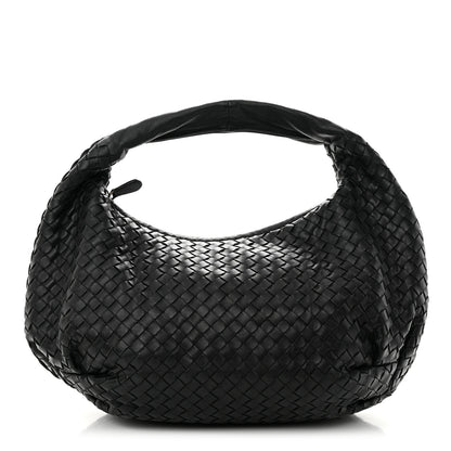 Bottega Veneta Nappa Intrecciato Medium Belly Veneta Hobo Black 1 of 9