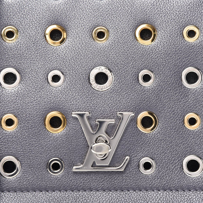 Louis Vuitton Soft Calfskin Eyelet Lockme II Top Handle Gris Silver 10 of 10