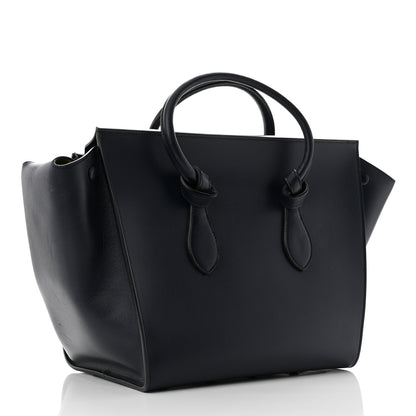 Celine Palmelato Calfskin Medium Tie Knot Tote Midnight 4 of 10