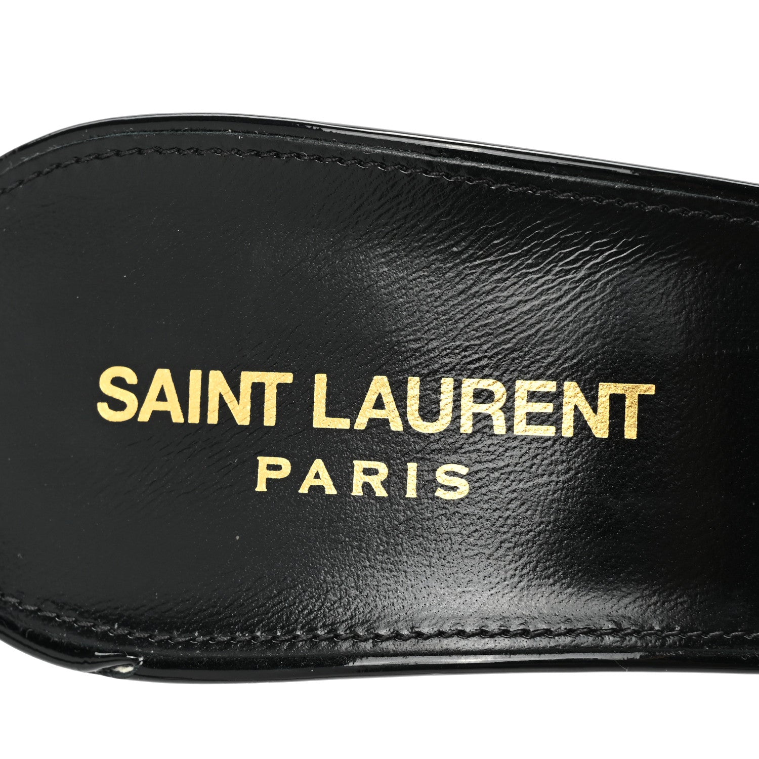 Saint Laurent Patent Calfskin Kayla 110 Pumps 41 Black 7 of 8
