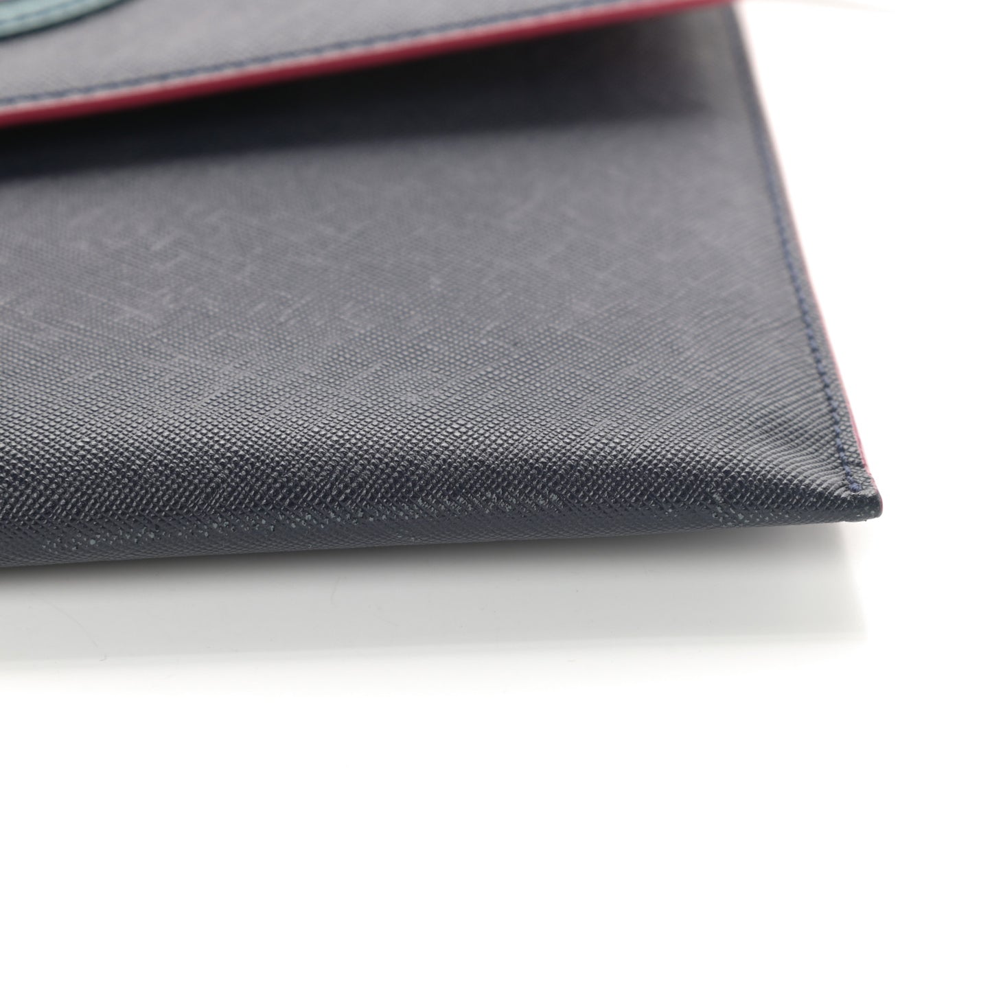 Saffiano Craig And Karl Clutch Navy