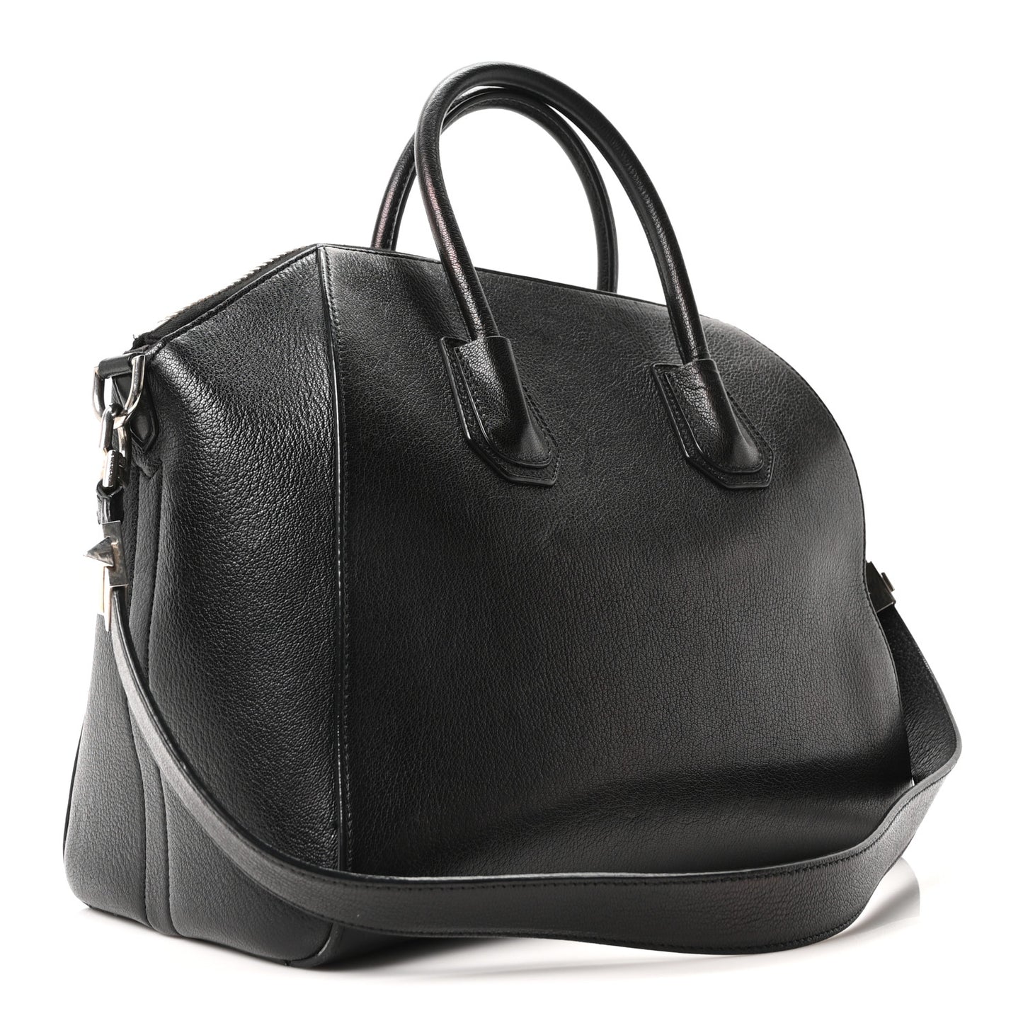 Sugar Goatskin Medium Antigona Black