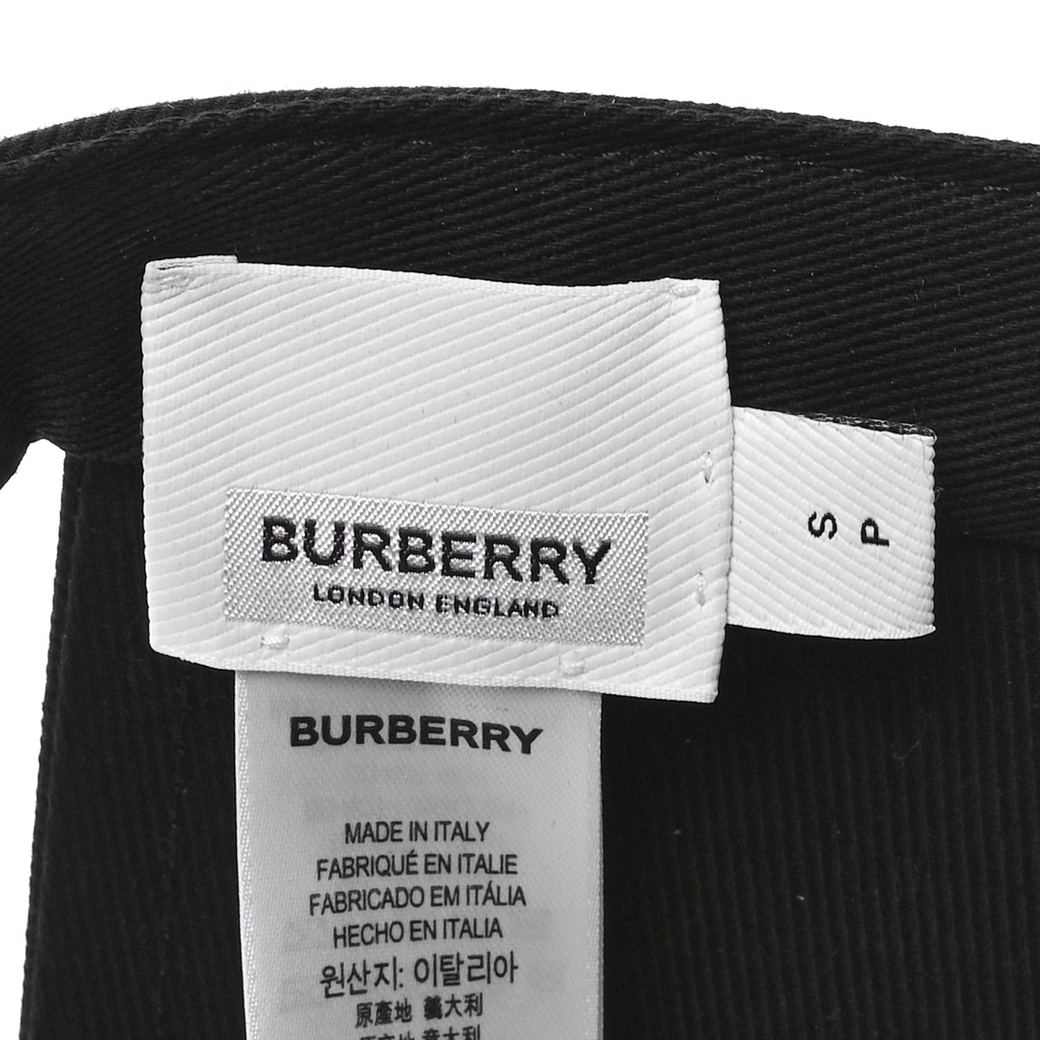 Burberry Canvas Visor S Black 7 of 7
