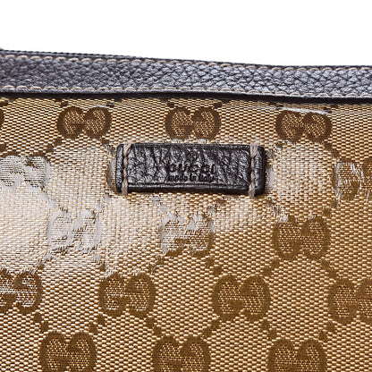 Gucci Crystal Monogram Medium Half Moon Hobo Dark Brown 9 of 11