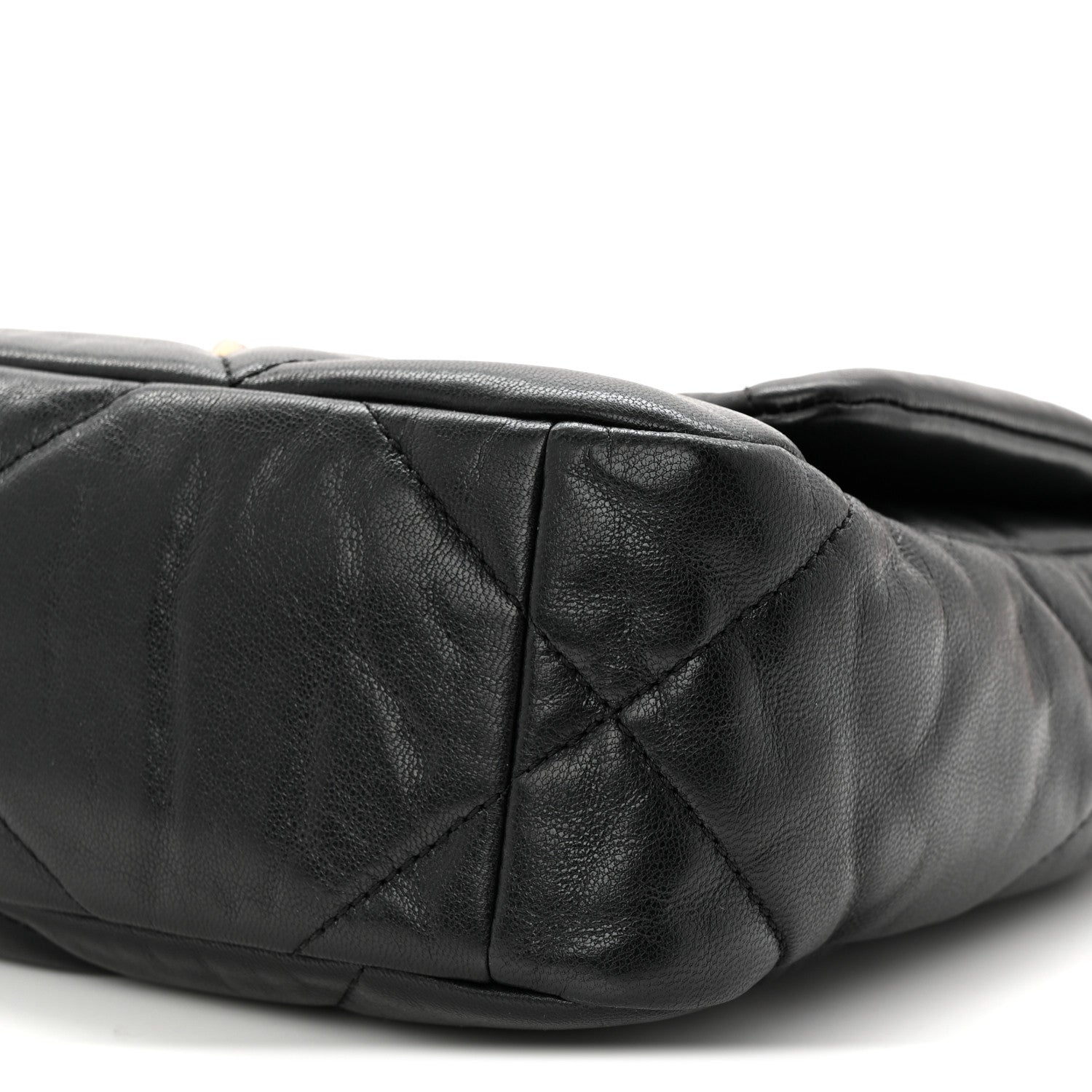 Chanel Goatskin Quilted Medium Chanel 19 Flap Black 10 of 11