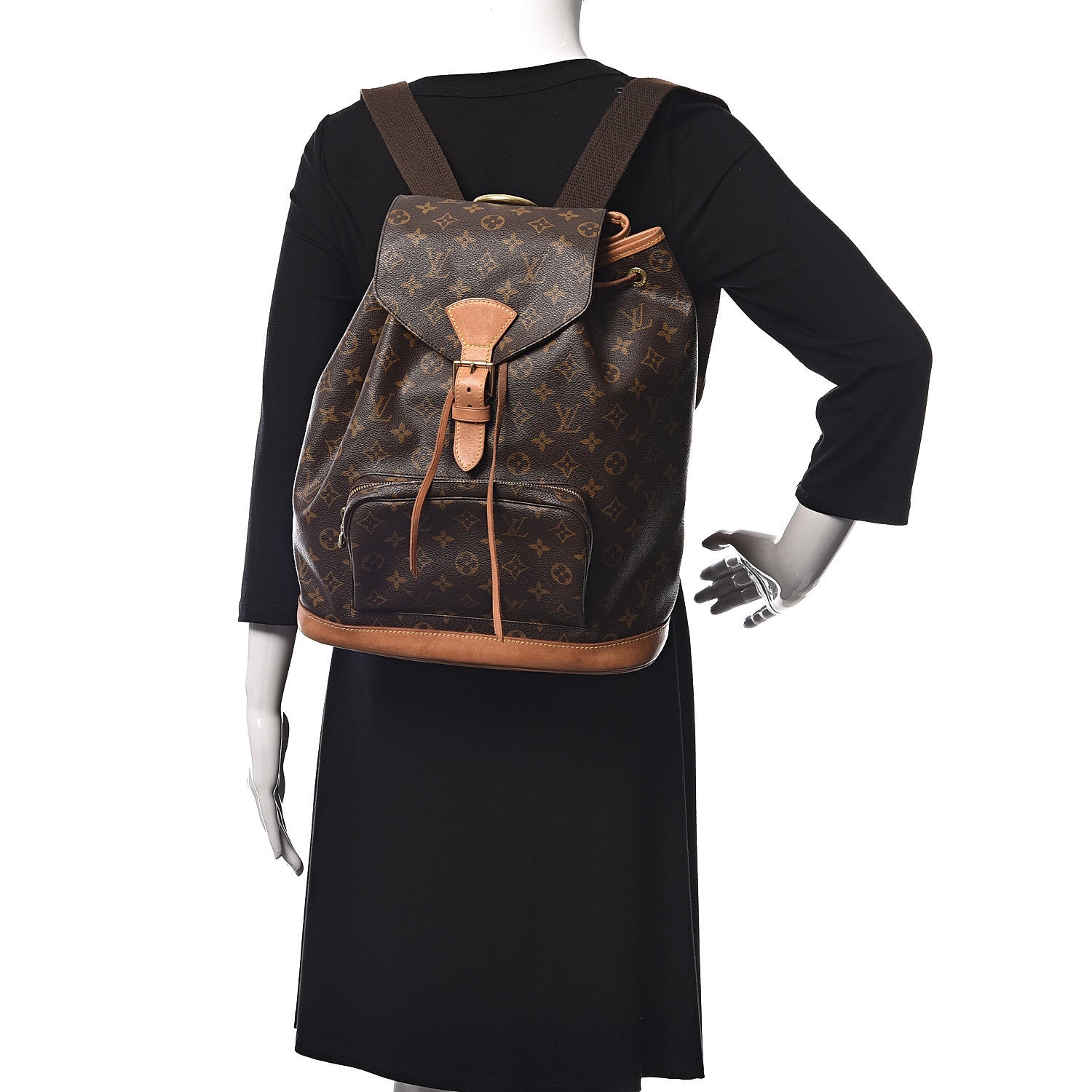 Louis Vuitton Monogram Montsouris GM Backpack 2 of 12