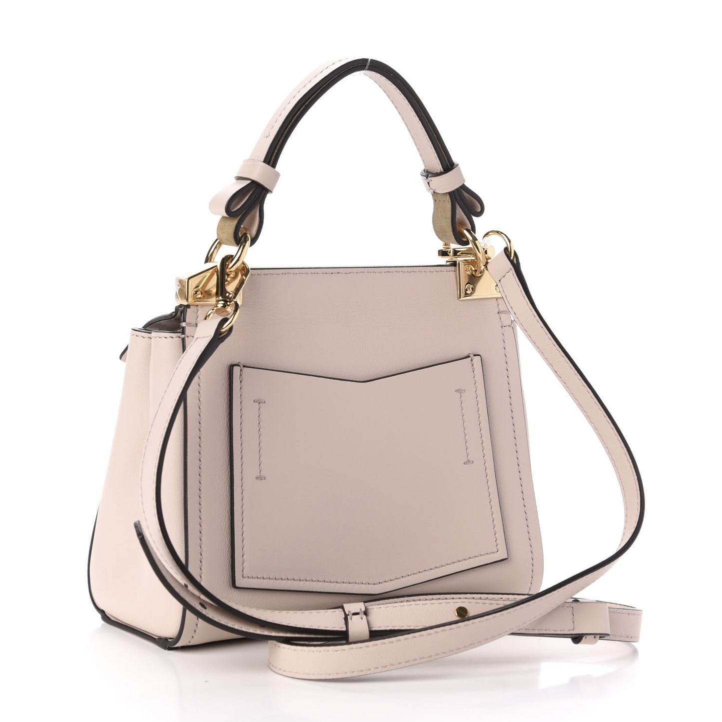 Calfskin Mini Mystic Shoulder Bag Pale Pink