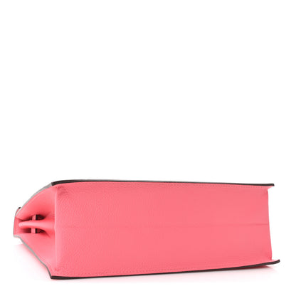 Hermes Evercolor Kelly Danse II Belt Bag Rose Azalee 3 of 9