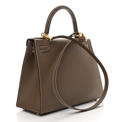 Hermes Epsom Kelly Sellier 28 Etoupe 3 of 11
