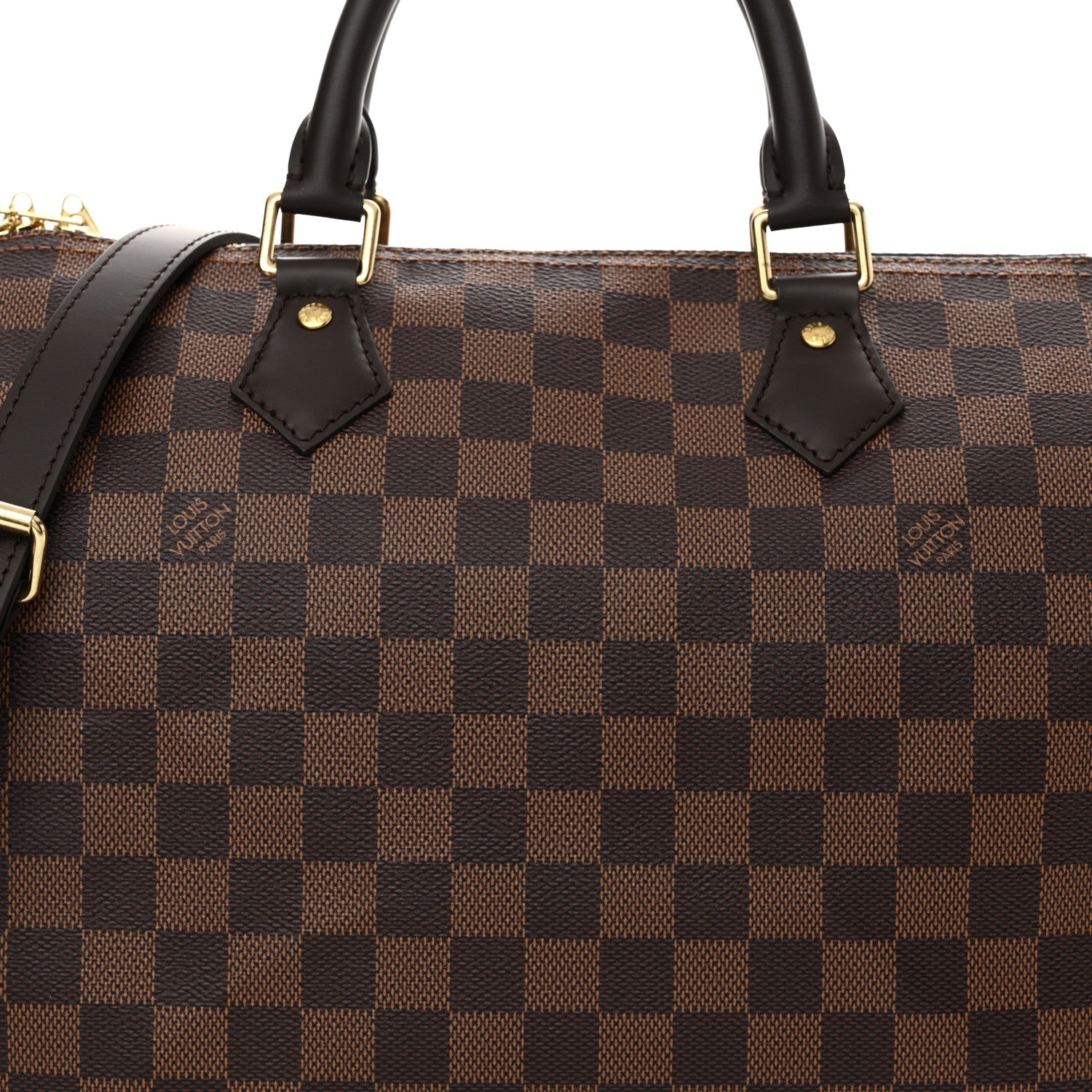 Louis Vuitton Damier Ebene Speedy Bandouliere 30 7 of 9