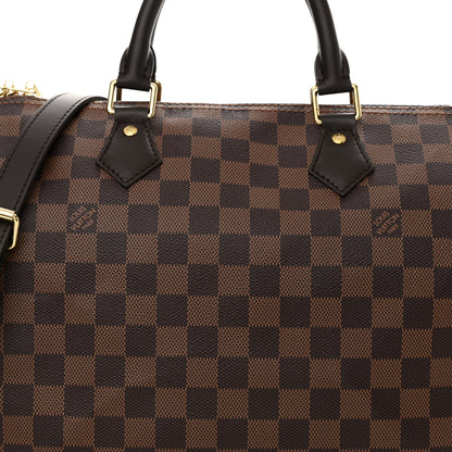 Louis Vuitton Damier Ebene Speedy Bandouliere 30 7 of 9