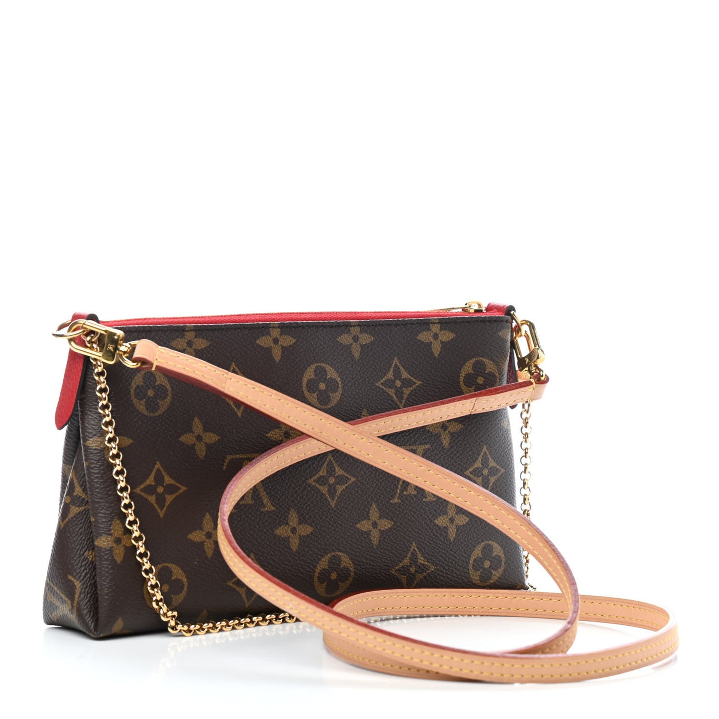 Monogram Pallas Clutch Cherry