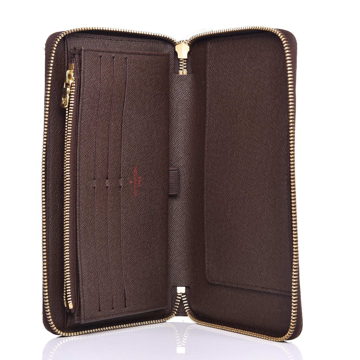 Louis Vuitton Damier Ebene Zippy Organizer Wallet 5 of 9