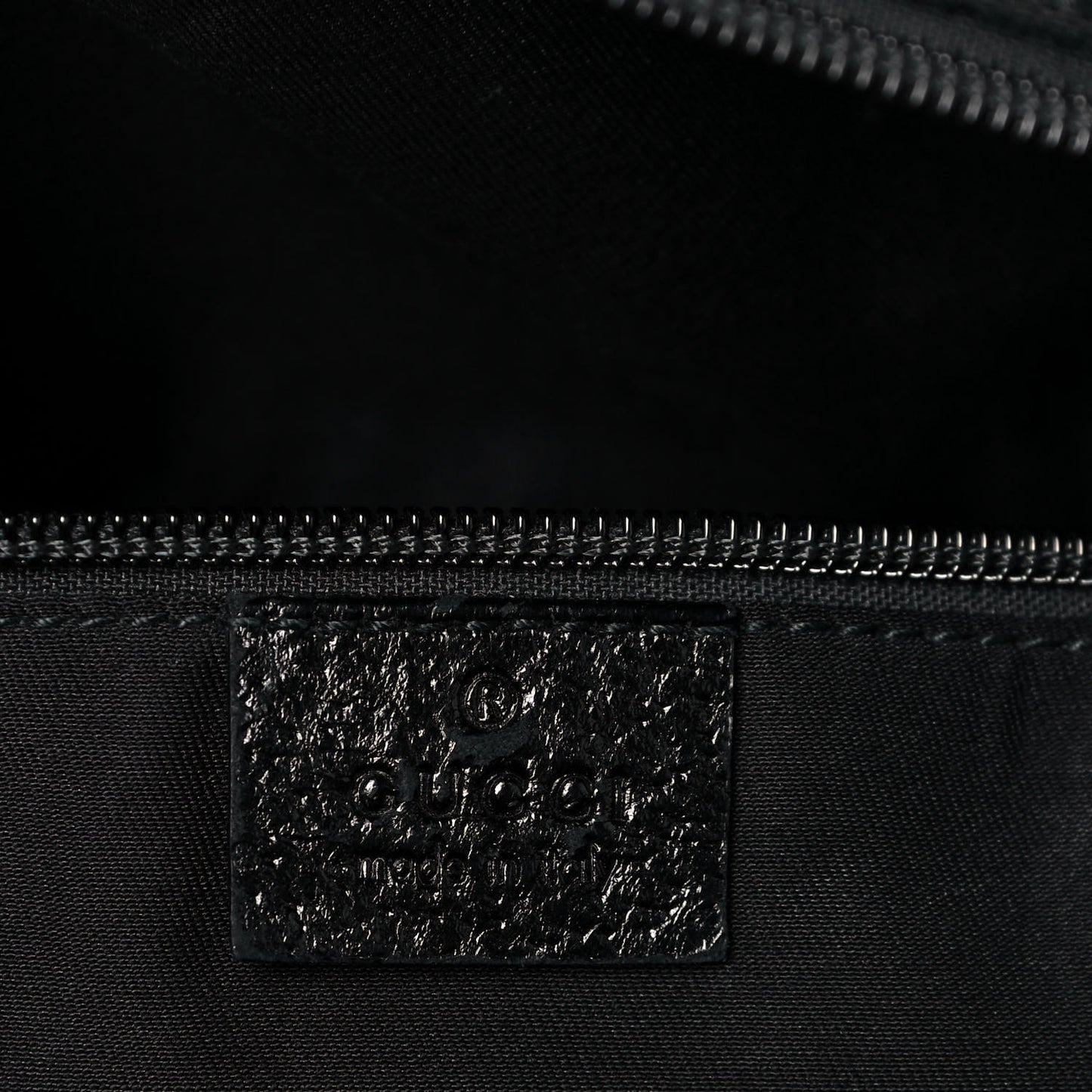 GG Monogram Web Medium Collapsible Carry On Duffle Black