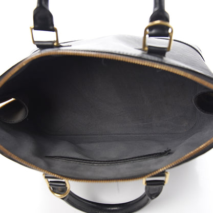 Louis Vuitton Epi Alma PM Black 4 of 12