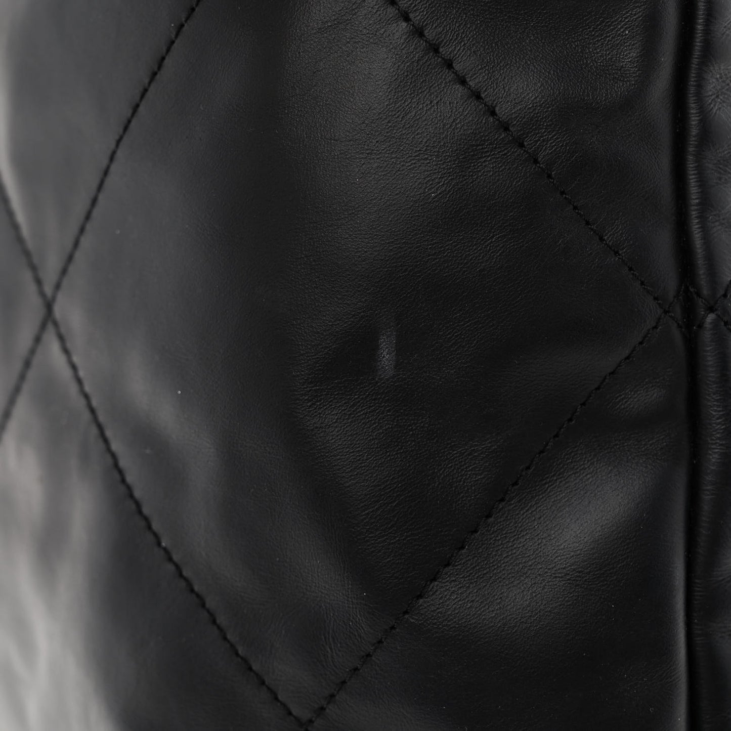 Calfskin Quilted Chanel 22 Black