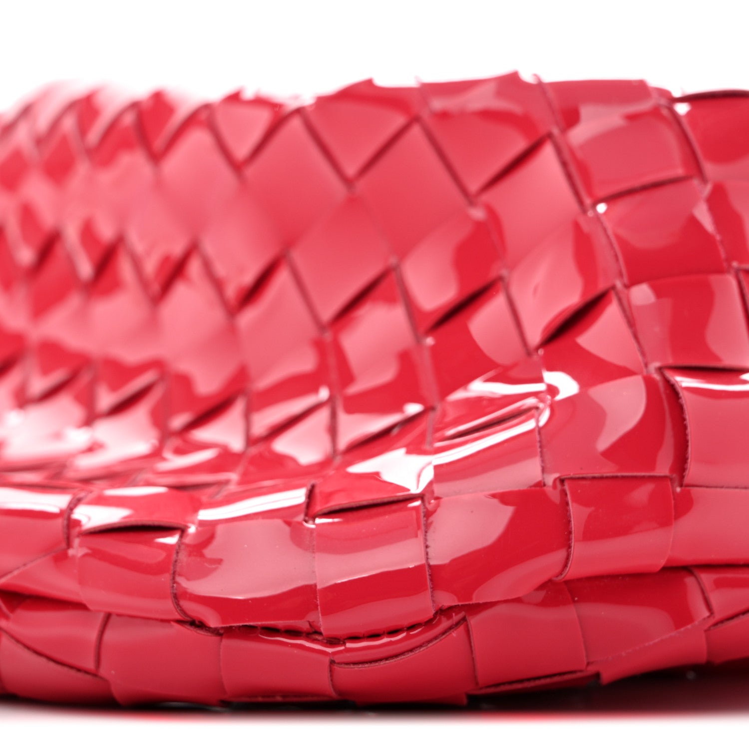 Bottega Veneta Patent Nappa Intrecciato Mini Jodie Candy Stripe 9 of 13