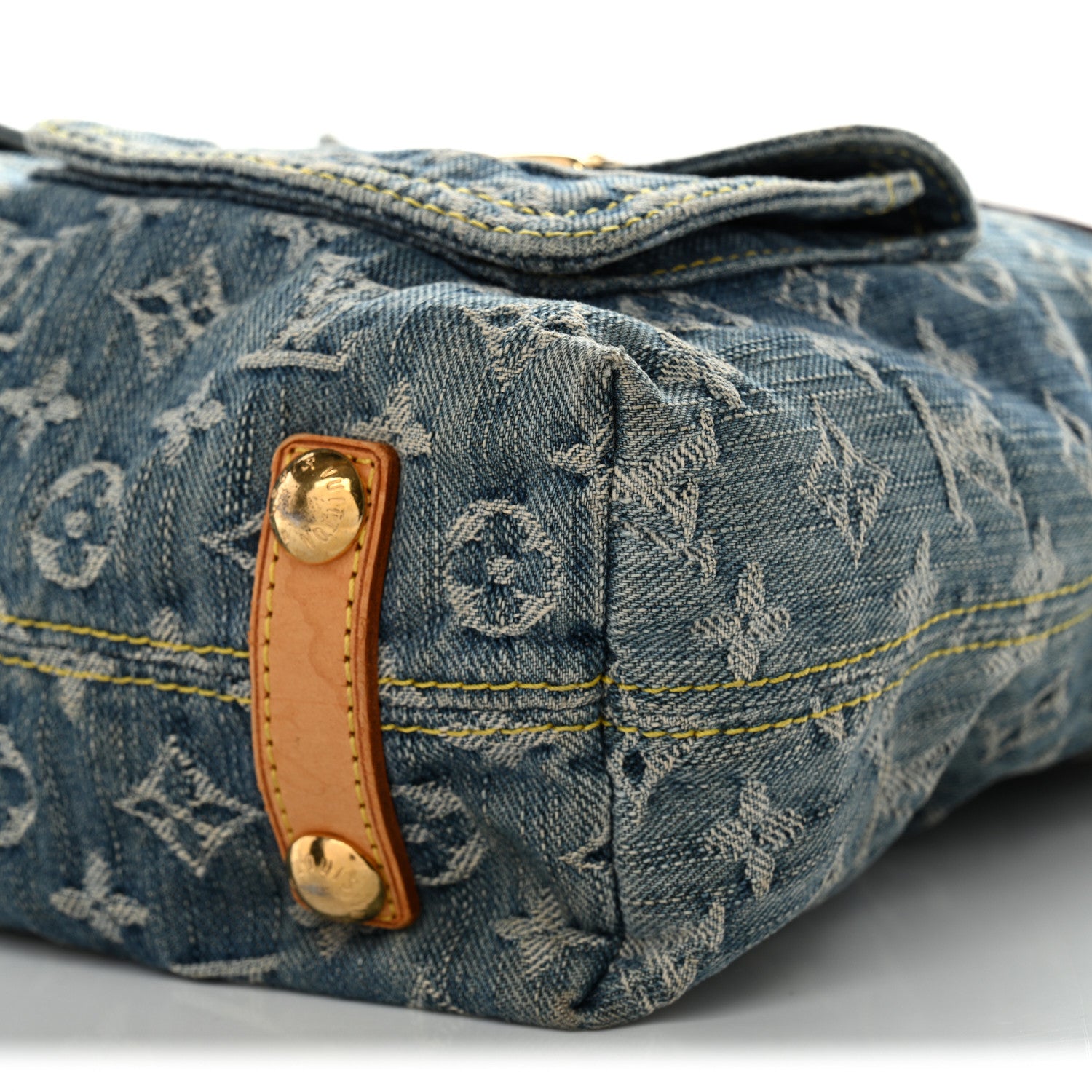 Louis Vuitton Denim Baggy GM Blue 9 of 12