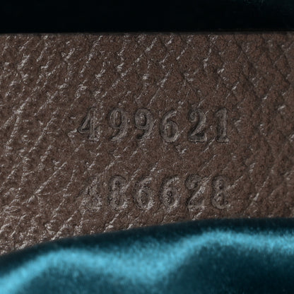 Gucci GG Supreme Monogram Textured Dollar Calfskin Web Small Ophidia Dome Shoulder Bag Beige Ebony New Acero 7 of 14