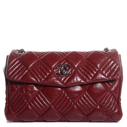 Chanel Lambskin In and Out Maxi Flap Red 1 of 7