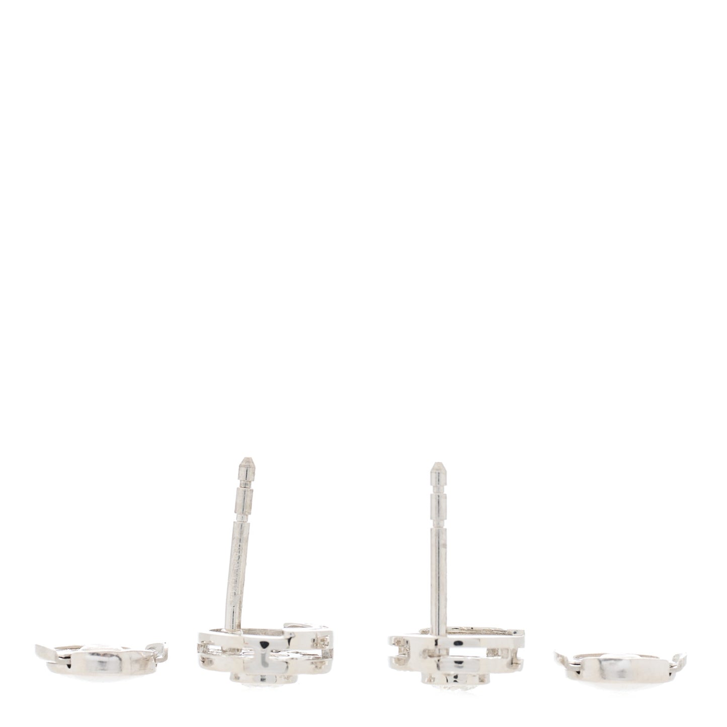 Platinum Diamond .53ctw Large Circlet Earrings