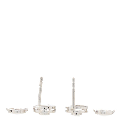 Tiffany Platinum Diamond .53ctw Large Circlet Earrings 2 of 3