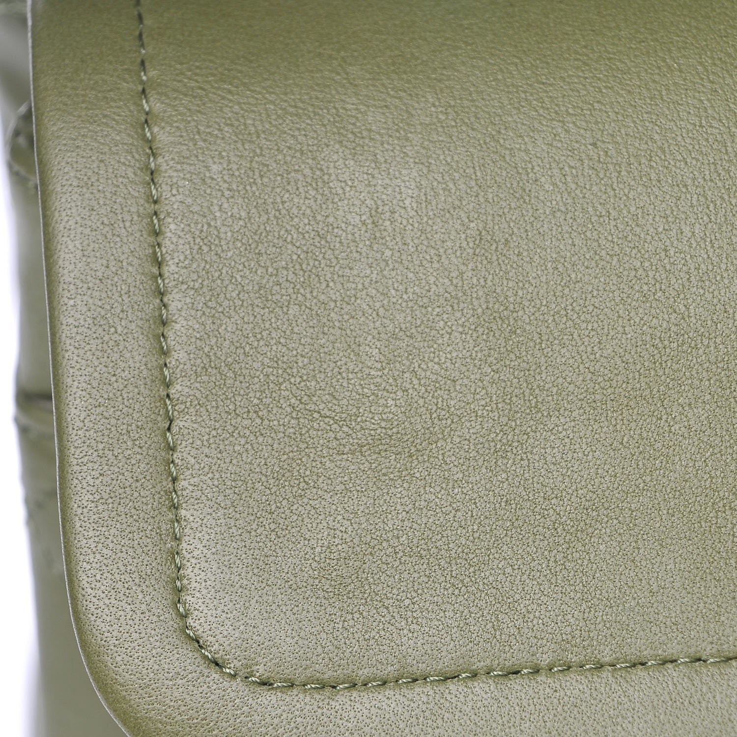Chanel Lambskin Quilted Medium Double Flap Green 11 of 12