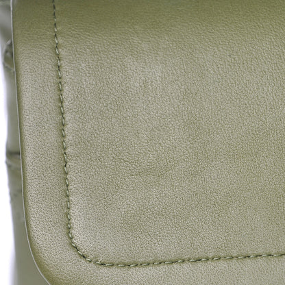 Chanel Lambskin Quilted Medium Double Flap Green 11 of 12