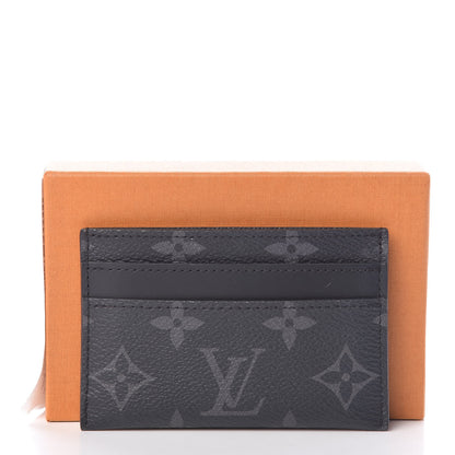 Louis Vuitton Monogram Eclipse Porte-Cartes Double Card Holder 7 of 7