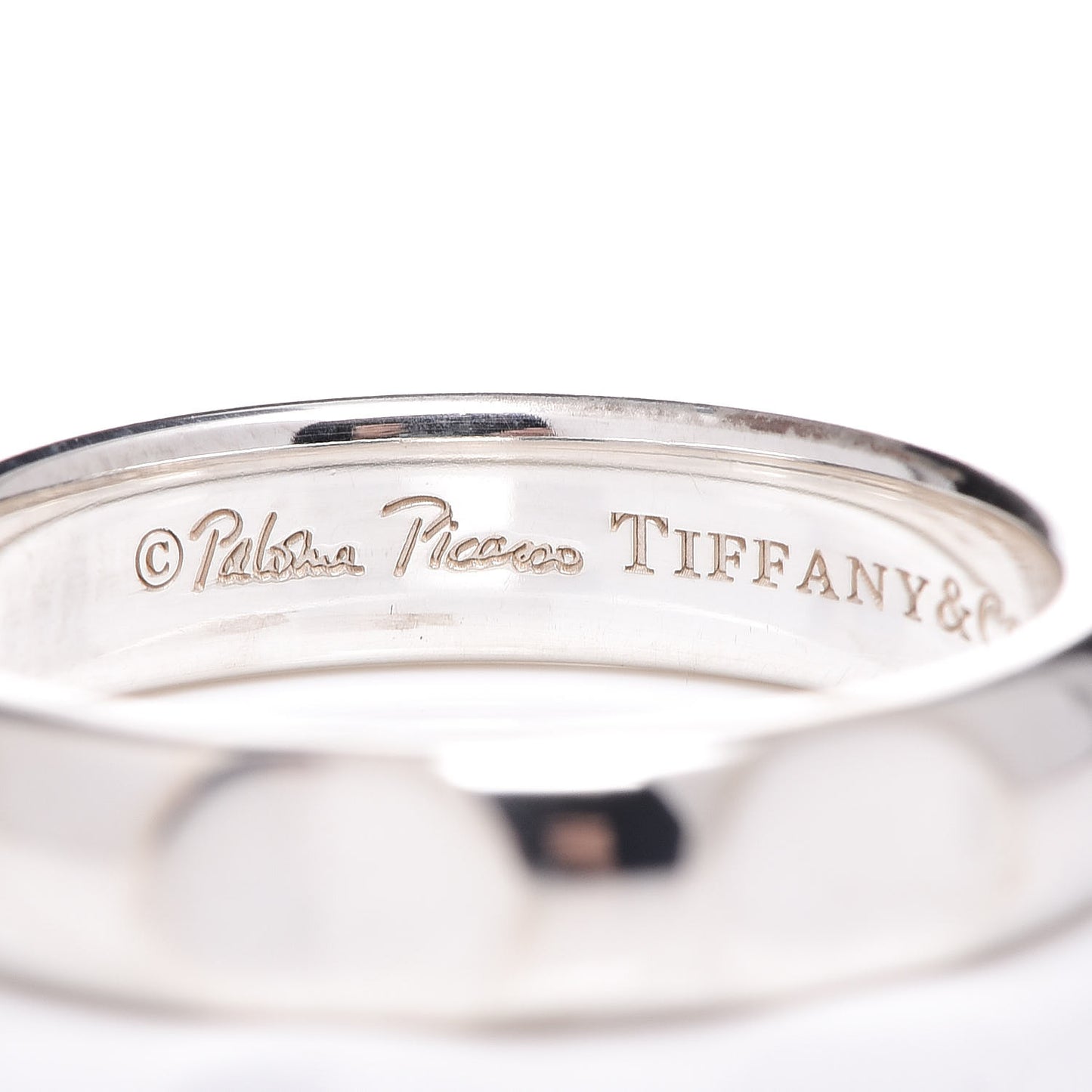 Sterling Silver Palomas Groove Ring 49 5