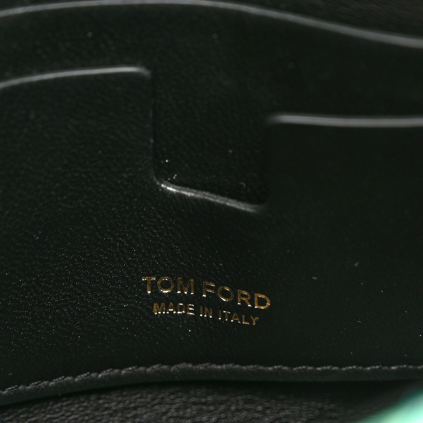 Sequin Mini Label Shoulder Bag Aqua Black