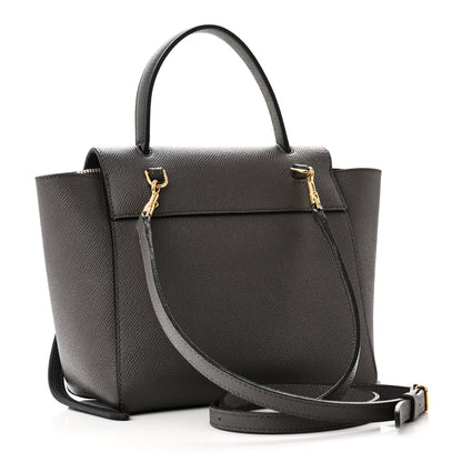 Celine Grained Calfskin Nano Belt Bag Grey 3 of 10