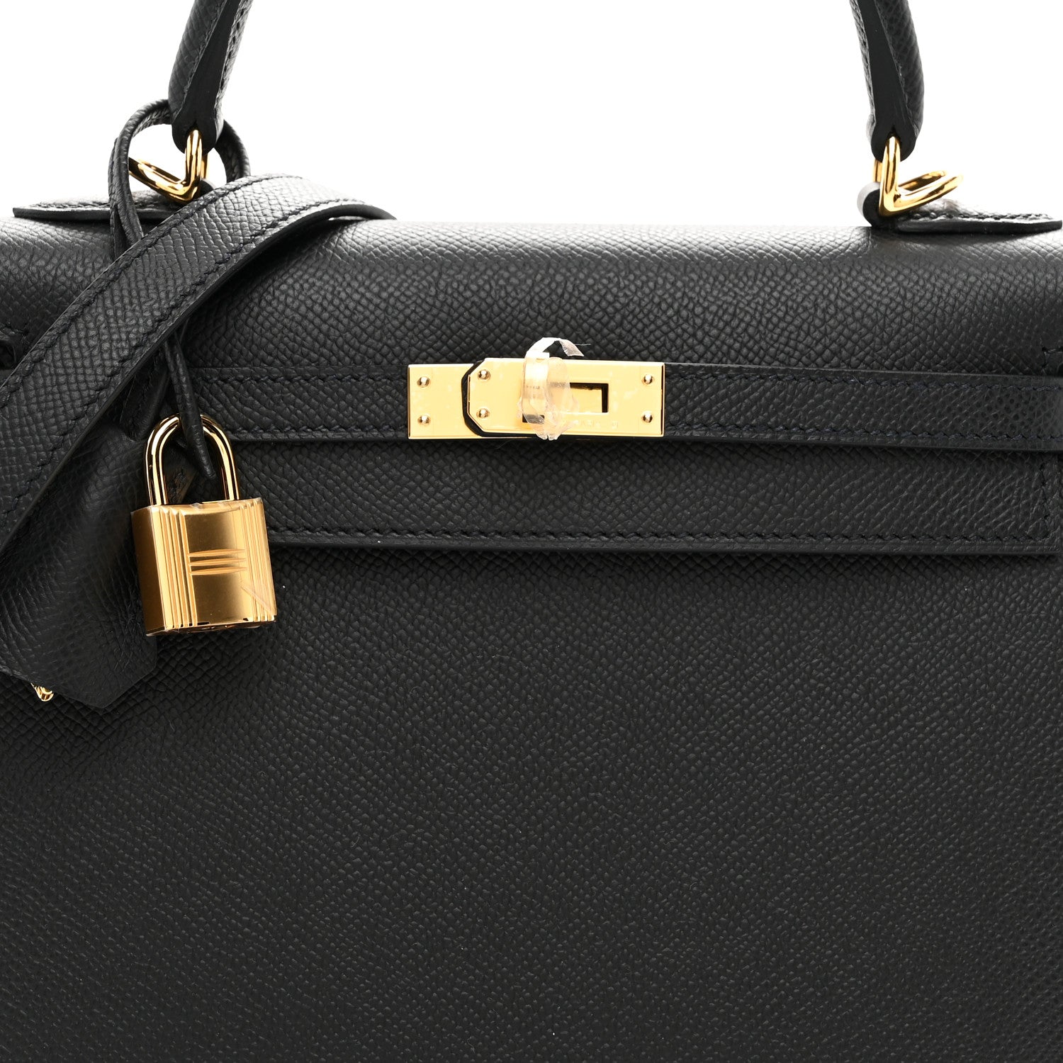 Hermes Epsom Kelly Sellier 25 Black 7 of 10