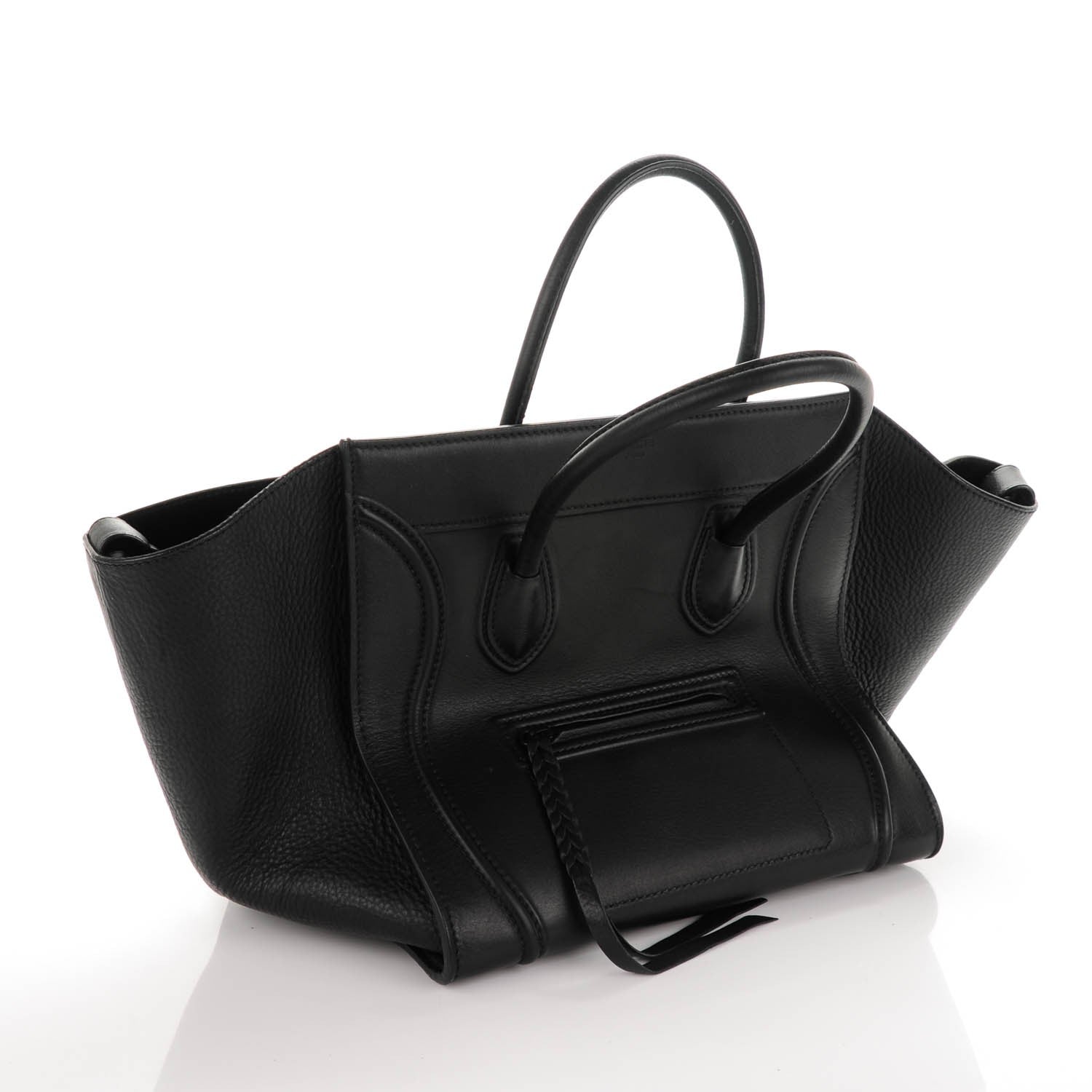Celine Supple Calfskin Medium Phantom Luggage Black 8 of 8