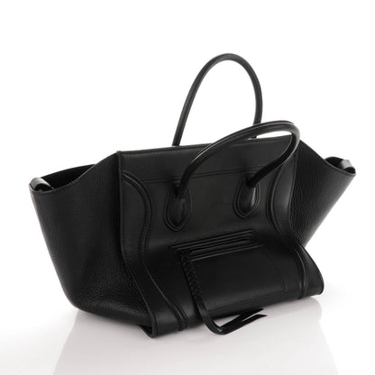 Celine Supple Calfskin Medium Phantom Luggage Black 8 of 8