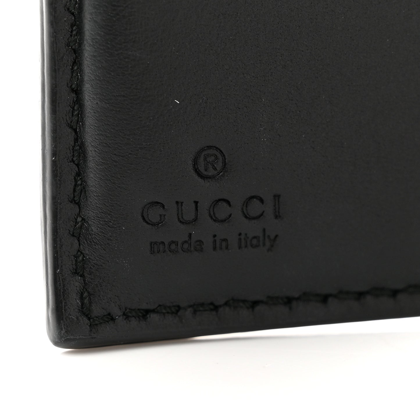 Guccissima Bow French Flap Wallet Chocolate Brown