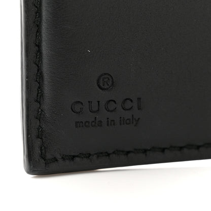 Gucci Guccissima Bow French Flap Wallet Chocolate Brown 6 of 8