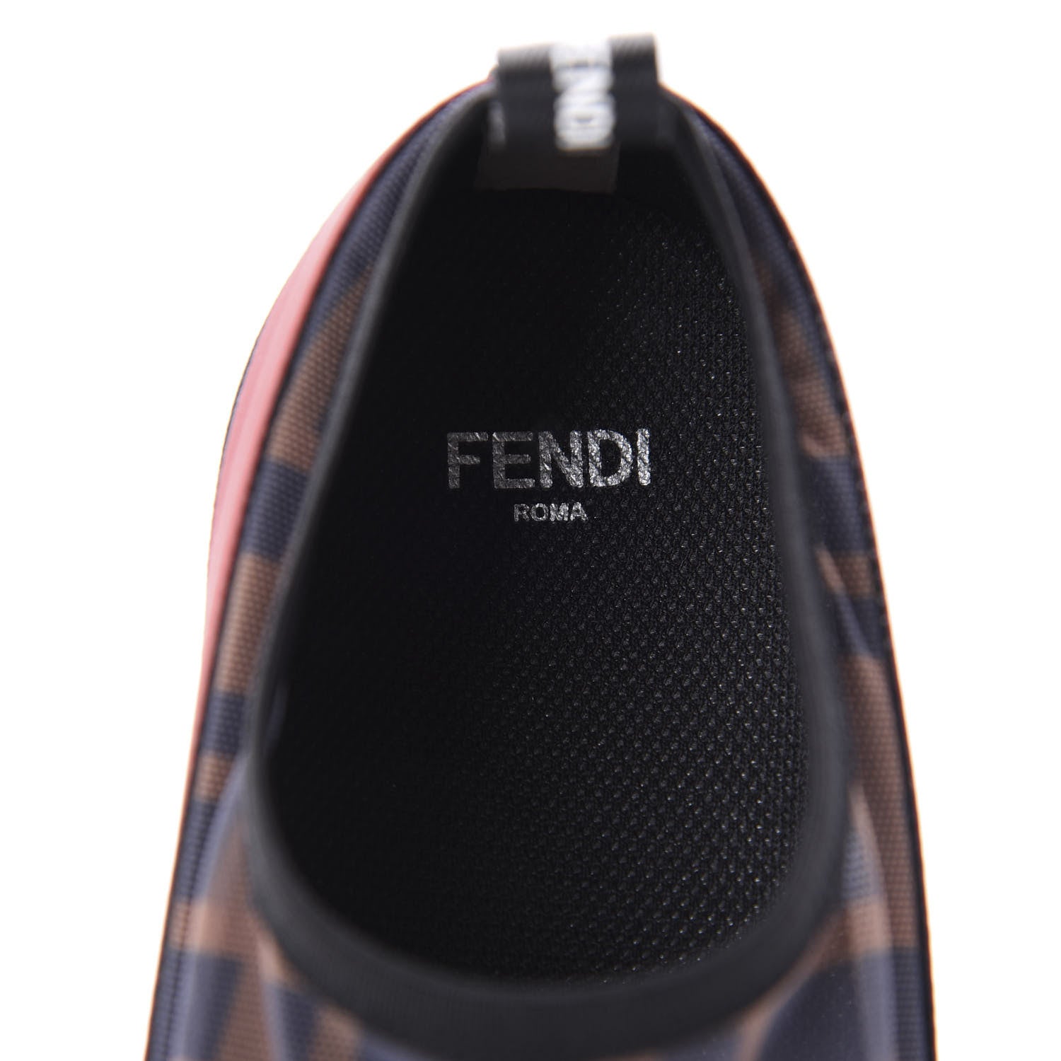 Fendi Technical Mesh FF Sneakers 37 Tobacco Red 7 of 9