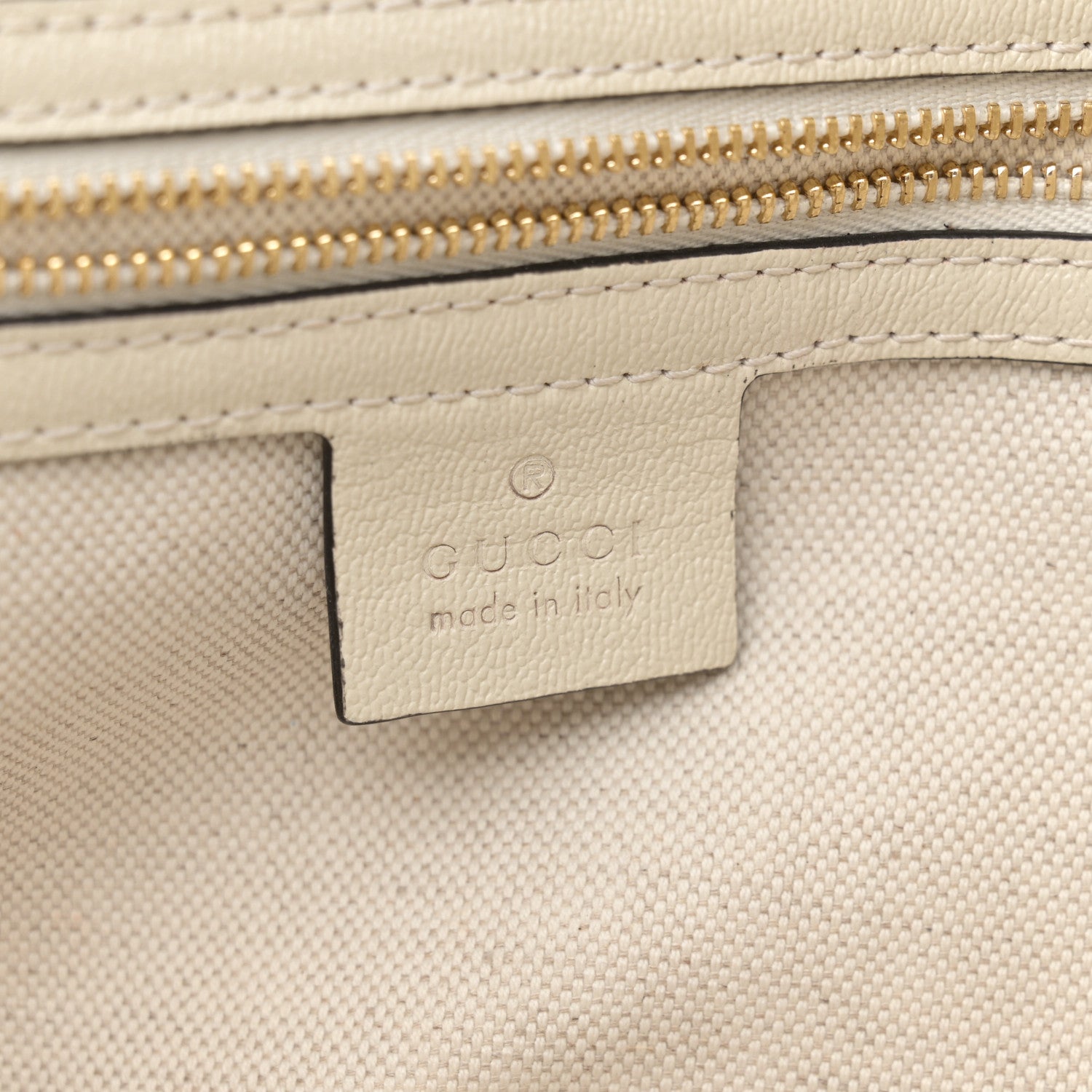 Gucci New Sakai Calfskin Lux Large Horsebit 1955 Tote Bag Mystic White 6 of 14