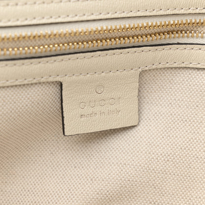 Gucci New Sakai Calfskin Lux Large Horsebit 1955 Tote Bag Mystic White 6 of 14