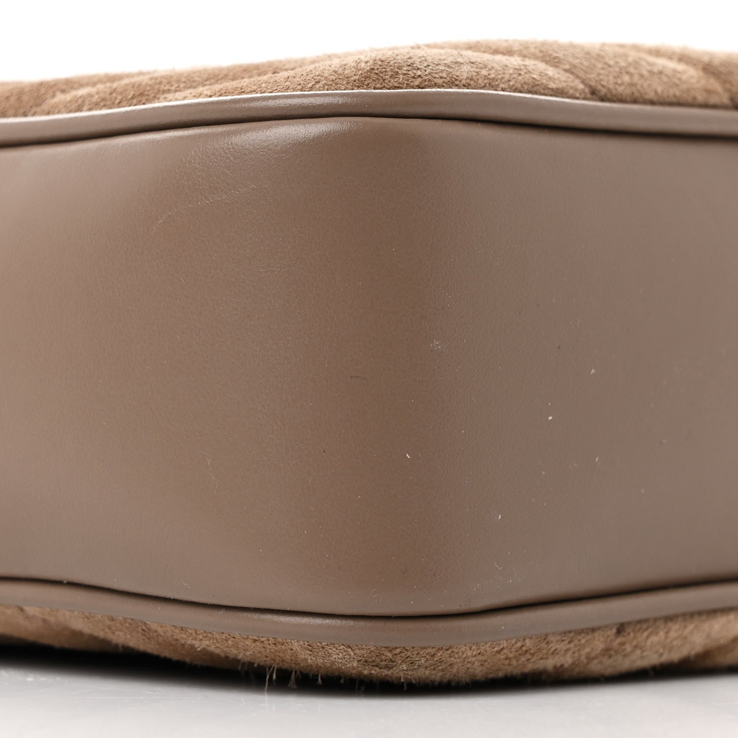Saint Laurent Suede Matelasse Monogram Lou Camera Bag Taupe 9 of 10